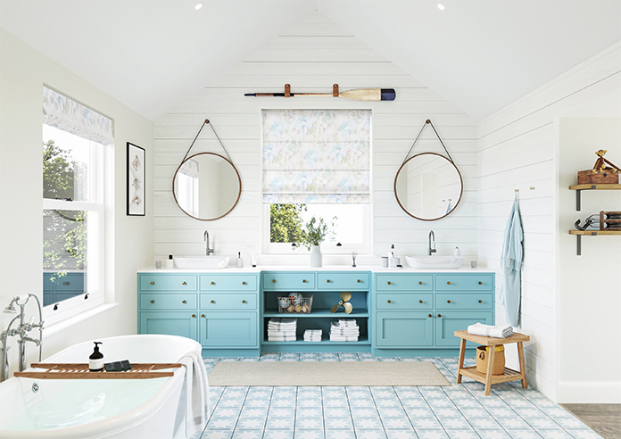 Nevada, Blue - Roman Blind - Image 8